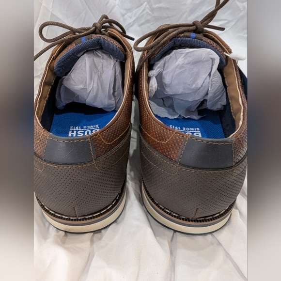 Size 11.5 Nunn Bush Circuit Plain Toe Oxford Brown Men’s Shoes Memory Foam NIB main image 6